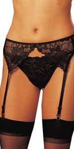 Floral Lace Garterbelt