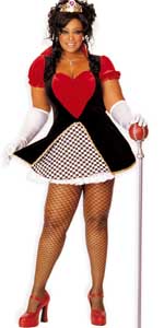 Queen of Hearts 3 Piece Plus Size Costume Set