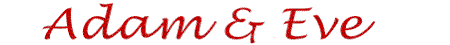 Adam and Eve Signature Products