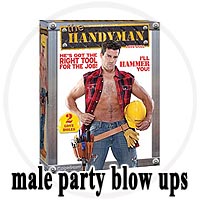 Male Blow-Up Party Dolls