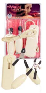 Vibrating Adjustable Nipple Clamps By Spartacus