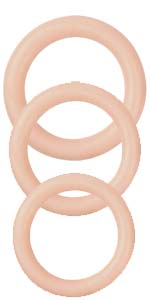 Rascal Cock Ring Trio, Natural - TS9047-6