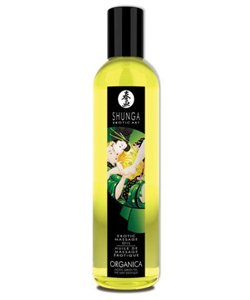 Shunga Organica Green Tea Erotic Massage Oil