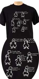 Crew Neck Short Sleeve T-Shirt  Slogan: Its A Dicks Life