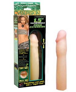 Cyberskin Transformer 1.5 Inch Penis Extension, Natural - TS1008317