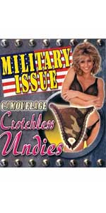 Military Issue Crotchless Undies For Her