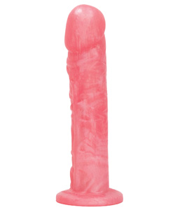 Platinum Silicone Vac-U-Lock 8 Inch Dong Pink