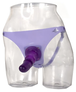 Jennas Designer Harness and Jelly G Spot