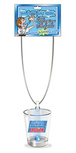 Bachelor Flashing Hanging Shot Glass