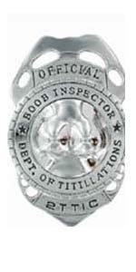 Boob Inspector Badge