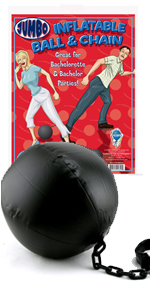 Jumbo Inflatable Ball and Chain
