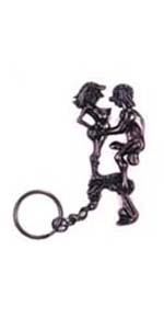 Couple Metal Keychain