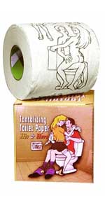 Tantalizing Toilet Paper His and Hers ~ PD7253-00
