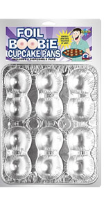 Foil Boobie Disposable Cupcake Pans ~ PD8417-02