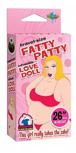 Travel Size Fatty Patty Blow Up Doll - PD8615-00