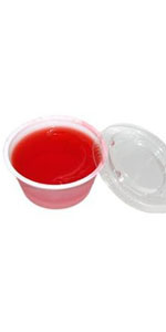 Jello Shot Cups with Lids, 50 PCS