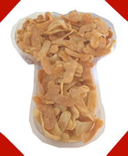 Pecker Crispy Tortilla Chips with Clear Pecker Serving Platter