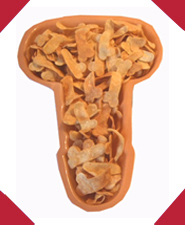 Pecker Crispy Tortilla Chips with Flesh Tone Pecker Serving Platter