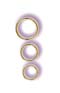 Metal Cock Rings Sets - Silver and Gold