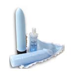 Sky Blue Kit with Vibe Sleeve Lube and G-String