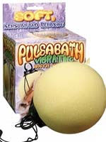 Yellow Soft Pulsa Bath Massager