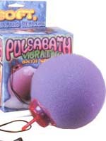 Purple Soft Pulsa Bath Massager