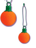 Waterproof Orange Vibrating Mini Bath Buddy