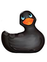 Black I Rub My Duckie Waterproof Massager