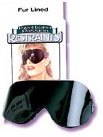 Black Patent Leather Passion Restraints Eye Mask