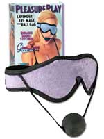 Gina Lynn Pleasure Play Lavender Eye Mask with Ball Gag