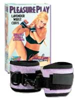 Gina Lynn Pleasure Play Lavender Wrist Cuffs