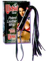 Wicked Gear Patent Leather Whip