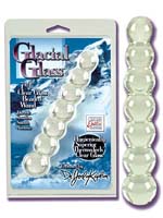 Dr. Joel Kaplan Glacial Glass Clear Glass Beaded Wand