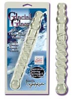 Dr. Joel Kaplan Glacial Glass Clear Glass Wand