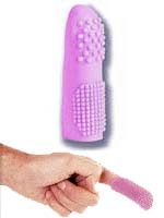 Purple Rubber Finger Sleeve