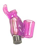 Waterproof Wireless Pink Finger Wabbit Vibrator