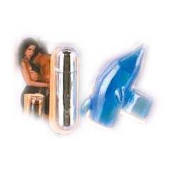 Cordless Micro Pleasurizer Silicone Blue Dolphin Finger Vibe
