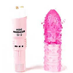 Juli Ashton's Pink Pocket Rocket with stimu-sleeve