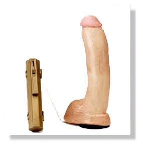 8 inch Realistic Rotating Squirmy with Suction and Balls