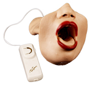 Vibrating Natural Mouth Red Lips
