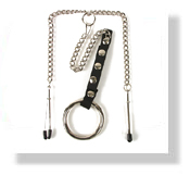 Y - Style Nipple Clamp SPY- R5  - With Cock Ring