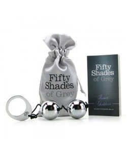 Fifty Shades Inner Goddess Silver Metal Pleasure Balls