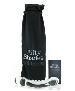 Fifty Shades Drive Me Crazy Glass Massage Wand