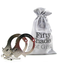 Fifty Shades of Grey You Are Mine Metal Handcuffs