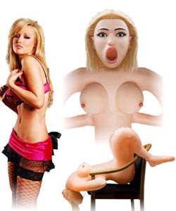 Adam and Eve Kaydens Deep Throat Inflatable Doll