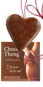 Heart Shaped Chocolate Thong for Her
