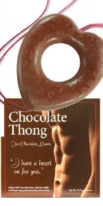 Heart Shaped Chocolate Thong for Him