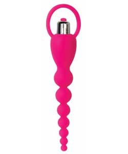 Adam and Eve Silicone Booty Bliss Vibrating Pink
