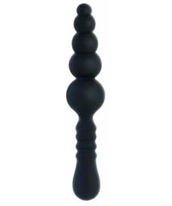 Adam and Eve Dual Flexi Anal Bead Stick Black