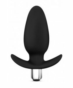 Luxe Little Thumper Butt Plug Black